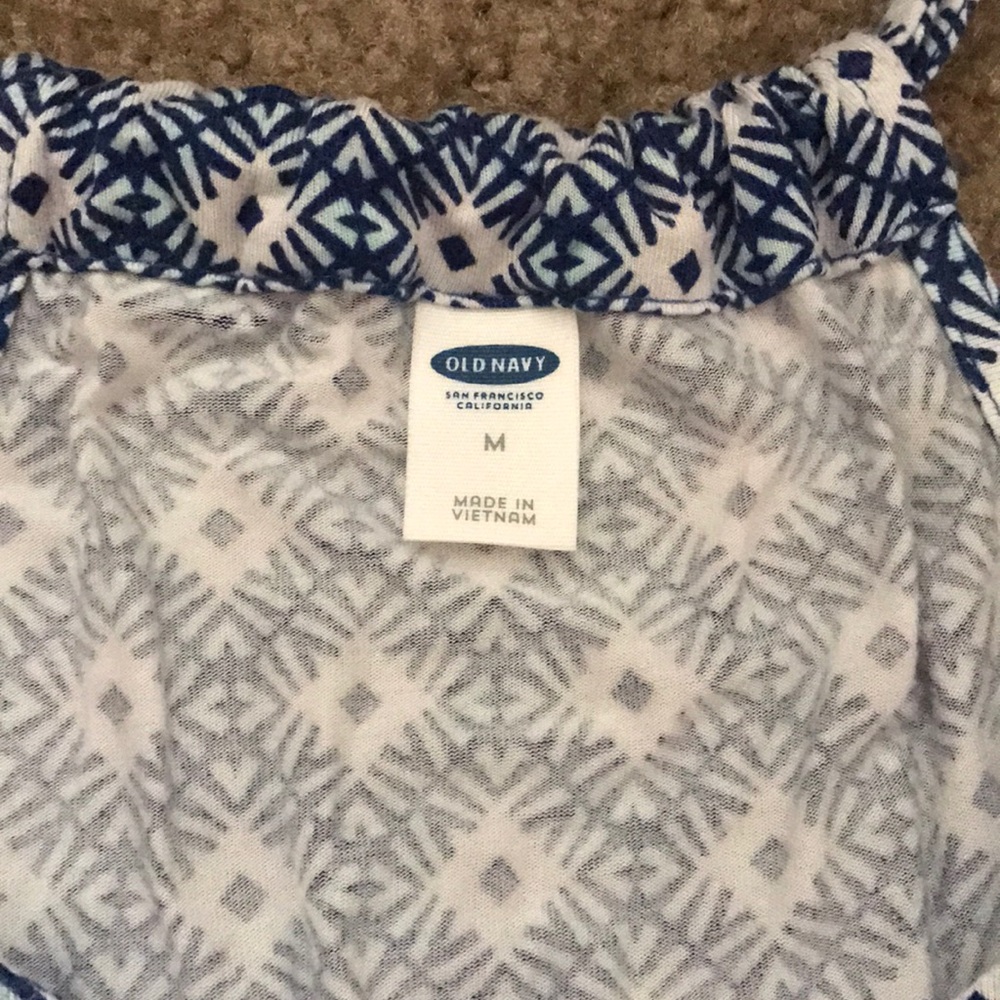 Blue patterned dress - Picture 2 of 3